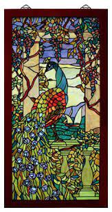 World's largest selection of stained glass. Peacock With Wisteria Window Modern Window Film By Shop Chimney Houzz