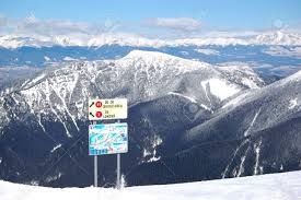 The resort is located in the low tatras mountain range, which is part of the national park the highest peak of which is ďumbier at 2043m. Free Ride Area On Chopok In Jasna Ski Resort With Map And Signs Stock Photo Picture And Royalty Free Image Image 17940414