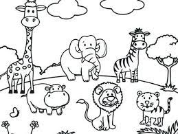 For boys and girls kids and adults teenagers and toddlers preschoolers and older kids at school. Cute Wild African Animals Coloring Pages Halaman Mewarnai Gambar Hewan Kartun