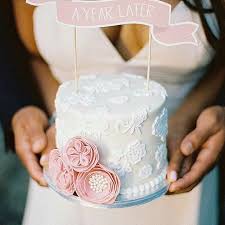 Ditch The Tradition Of Saving The Top Tier Of Your Wedding Cake Instead Have A Mini Version Wedding Anniversary Cakes Happy Anniversary Cakes Anniversary Cake