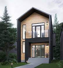 Accent Infills Edmonton S Infill Home Builder Narrow House Designs Small Modern House Plans Small House Design