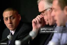 Pat Hines, father of jump survivor Kevin Hines, speaks as director... News  Photo