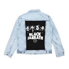 Black Sabbath Denim Patch Jacket Black Sabbath Official Store Denim Jacket Patches Patches Jacket Denim Patches