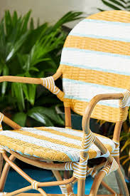 Belmar Striped Indoor Outdoor Bistro Chair In 2020 Bistro Chairs Outdoor Outdoor Furniture Bistro Chairs