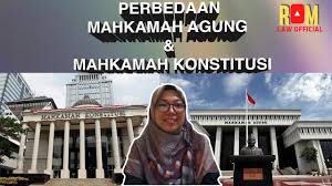 Kekuasaan kehakiman dilaksanakan oleh mahkamah agung dan mahkamah konstitusi. Kami Pemerintah Untuk Anak Anak Cabang Kehakiman Mahkamah Tertinggi