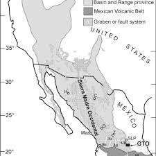 Guachimontones at teuchitlan and environs. Ndex Map Of Sierra Madre Occidental And Basin And Range Geologic Download Scientific Diagram