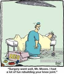 Knee Cartoons And Comics Surgery Humor Therapy Humor Physical Therapy Humor