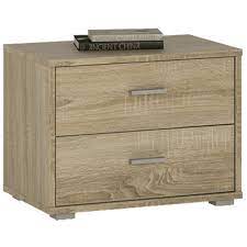 Next day delivery & free returns available. Sonama Oak Simple Two Drawer Bedside Table Free Delivery