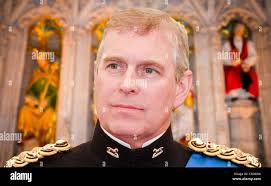 HRH Prince Andrew Stock Photo