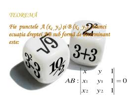 Aplicații ale determinanților în geometrie (ecuaţia unei drepte determinate de două puncte distincte, aria unui triunghi şi coliniaritatea a trei puncte în plan). Ppt Proiect Powerpoint Presentation Free Download Id 4039571