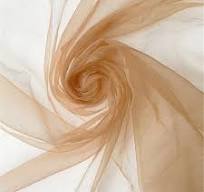Amazon.com: 1 Yard Brown Nylon Tulle Fabric Super Soft Fine ...