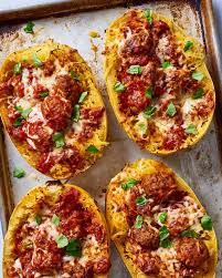 1001 Idees Delicieuses Pour Concocter Un Repas Du Soir Equilibre Repas Du Soir Equilibre Courge Spaghetti Repas Simple