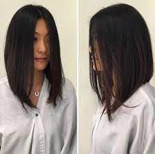 Straight Angled Long Bob Lob Haircut Hair Styles Lob Haircut Long Bob Hairstyles