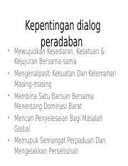 Titas 2017 group 25 : Kepentingan Dialog Nurul Sofiah Docx 1 Apakah Kepentingan Dialog Dalam Konteks Tamadun Malaysia Pada Hari Ini Salah Satu Kepentingan Dialog Dalam Course Hero
