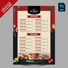 White paper mockup on grey background. Vintage Menu Psd 300 High Quality Free Psd Templates For Download