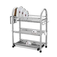 #304 stainless, safe and healthy width can be adjusted for different sinks dimension(cm):38.5~56(l)x23. Large Capacity Kitchen Plate Storage Holder Stainless Steel 3 Tier Dish Rack Buy 3 Tier Dish Rack Dish Drainer Rack Stainless Dish Rack Product On Alibaba Com