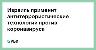 Израиль применит антитеррористические технологии против ...