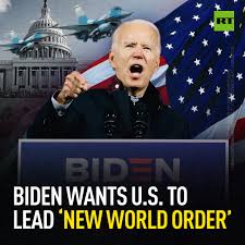 RT on Twitter: "Joe Biden has raised quite a few eyebrows by suggesting a 'new  world order' was about to be established, and that the US (of course)  should lead it. READ:
