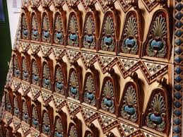 In the south range connecting buildings 'e' and 'f' of the palace. I Kerulet Budavar Elkeszult A Budavari Szent Istvan Terem Porcelan Kandalloja