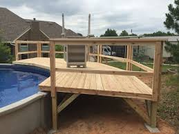 Usually, if you hire a builder, they will include free deck plans, which include instructors, cost estimator, and a detailed list of the materials required. Pin By Shawna Meyer On Pool Stuff Backyard Pool Diy Swimming Pool Building A Pool