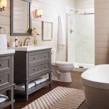 Learn how mirrors can make your bathroom feel more spacious. Bathroom Shower Tile And Vanity Bathroom Cost Home Depot Bathroom Bathroom Remodel Pictures