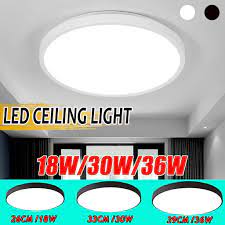Matte black finish swag kit. Buy Super Bright Ceiling Lights 6000k 6500k Led Flush Mount Ceiling Lighting Fixtures Daylight White For Living Room Bedroom Kitchen Hallway Office At Affordable Prices Free Shipping Real Reviews With Photos