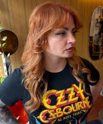 soft fluffy curtain bangs and layers for @michelle.raya 🧡 . . . .  #longhairstyles #longhair #naturalredhead #curtainbangs #70shair  #70sfashion #longshag #brooklynhairstylist #brooklynhairsalon #brooklynhair