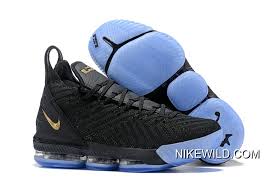 Black And Gold Nike Basketball Shoes Men S Nike Lebron 16 Black Metallic Gold Latest Sneakers Men Fashion Lebron James Shoes Jordan Basketball Shoes