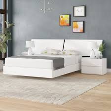 Wrought Studio Gabriella Platform 4 Piece Bedroom Set Bed Size Full Platform Bedroom Sets Solid Wood Bed Design Bedroom Set