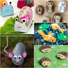 My curiosity was sparked so off i went in search of more of these natural rock masterpieces. 25 Creative Rock Crafts Kids Will Love I Heart Crafty Things