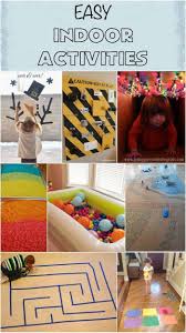 40 rainy day activities for the kids. Easy Indoor Activities Rainy Day Activities Snow Day Fun For Kids