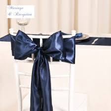 Maybe you would like to learn more about one of these? Noeud De Chaise Mariage Satin Bleu Marine Les Couleurs Du Mariage Mariage Et Reception