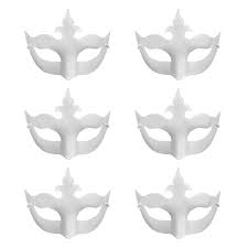 I can think of a ton of halloween ideas, not to mention masquerade fun! Aspire 6 Pcs Blank Diy Paper Masks Crafting Painting Paper Masks For Dance Cosplay Party Great For Halloween Masquerade Costume Accessories Sale Reviews Opentip