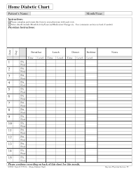 insulin log template home diabetic chart in 2019 insulin