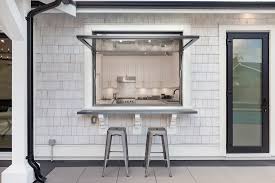 This example shows a small opening used as a pass through window to connect the small kitchen to the formal dining area. Expanse Pass Through Window System