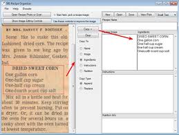 Convert Paper Recipes To Digital Form Using Ocr Srs Recipe Organizer