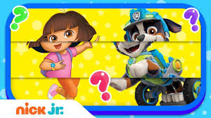 A later episode dora's first trip tells the story of her very first adventure and how she first met boots outdoorsy gal: Guess The Character 2 W Dora Paw Patrol Peppa Pig Nick Jr Paw Patrol Nick Jr Dora