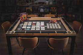 The most common game table topper material is cotton. Rathskellers Gaming Tables For Board Games Rpg