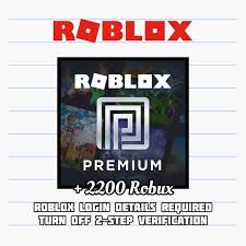 Connect your roblox account by entering your username! Roblox Premium Service 2200 Robux Shopee Malaysia