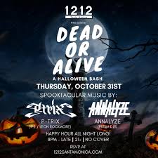 Santa monica official halloween pub crawl. 1212 Santa Monica Presents Dead Or Alive A Halloween Bash Visit Santa Monica
