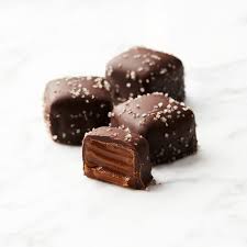 Nutrition, ingredients, health rating, & carbon footprint. Dark Chocolate Sea Salt Caramels Hickory Farms