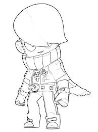 Max is the quick run and gun brawler and bea is the long range sniper. Edgar Brawl Stars Coloring Page 1001coloring Com