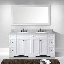 The finish is rich and smooth, a blue gray, the hardware is solid, and the slow close doors work. Talisa 72 Double Vanity Ed 25072 Bathroom Vanities Virtu Usa