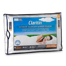 Claritin Ultimate Allergen Barrier Clearloft Embossed Side Sleeper Pillow Bed Bath Beyond Side Sleeper Pillow Claritin Side Sleeper