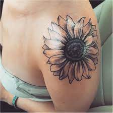 My New Shoulder Sunflower Tattoo Xoxo Tattoosymbols Click For More Sunflower Tattoo Shoulder Sunflower Tattoo Shoulder Tattoo