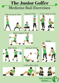 Junior Golf Fitness Golf Exercises Training Workout