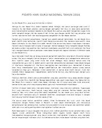 Ucapan untuk hari guru nasional ini juga cocok untuk diunggah di media sosial. Contoh Pidato Hari Guru Pigura