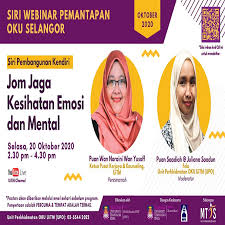 Jadual shah alam doa islam, subuh, tengah hari, petang, maghribi dan makan malam. Siri Pemantapan Oku Selangor Jom Jaga Kesihatan Emosi Mental