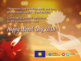 It is celebrated on the sunday that is closest to the full moon of may. Malaysian Chinese Association