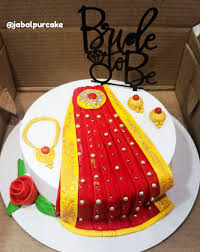 The cakes are white chocolate sponge, the main is filled with strawberry buttercream, the cupcakes swirled with a mix of. Bride To Be Cake Jabalpurcakedelivery